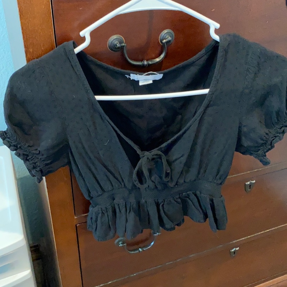 Black tank top